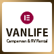 Vanlife - Campervan & RV Rental Elementor Template Kit - ThemeForest Item for Sale